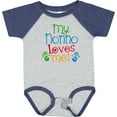 thumbnail image 3 of Inktastic Nonno Loves Me Boys or Girls Baby Bodysuit, 3 of 5