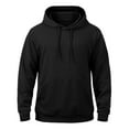 thumbnail image 4 of Men's Casual Long Sleeve Drawstring Hoodie With Pocket Men Cotton Fleece Hooded Sweatshirt, 4 of 5
