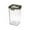 D_Free Size, variant on Gnmfd Airtight Food Storage Containers with Lids, Stackable Grain Flour Sugar Snack Jars, Pantry Organizers and Storage, Kitchen Cabinet Food Storage Essentials