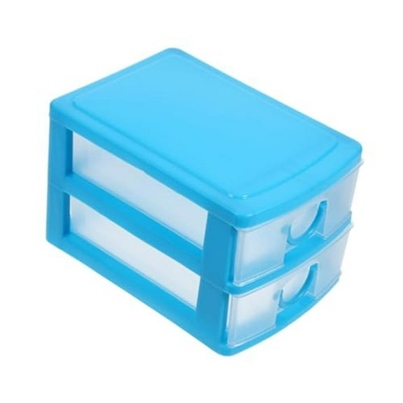 Oimcto Multi-Layer Storage Box with Small Drawer Design Color Attributes,Mini Desktop Drawer Multi Layer Plastic Drawer Storage Box Cosmetic Storage Container Tabletop Sundries Storage Case