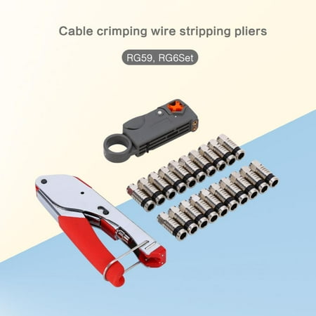 - Universal Compression Tool,Ymiko RG59 RG6 Coaxial Cable Compression Crimper Tool For F Connector Home CATV TV CT