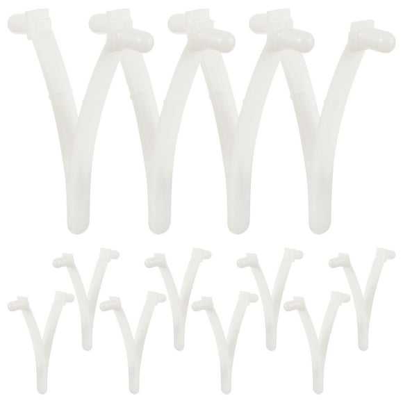 SHISUYAN 12 Pcs Pinces de Piscine Pinces en V Pinces de Filet pour Écumoire de Piscine Remplacement Pinces de Filet pour Perche de Piscine