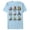 Light Blue, variant on Men's Nintendo Mario Kart Cast Graphic Tee Black 3X Large