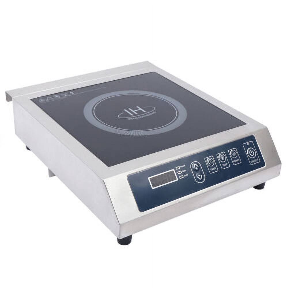 1800W Commercial Countertop Burners Induction Cooktop Hot Plate Stainless Steel