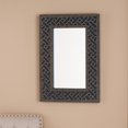 thumbnail image 1 of Southern Enterprises Florian Mirror in Soft Navy and Brass, 1 of 5