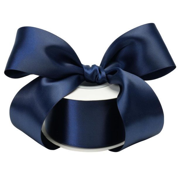 Cinta decorativa DINDOSAL azul marino 5 cm satinada 23 m