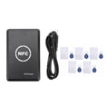 thumbnail image 2 of Smart Card Reader, NFC Reader Writer 13.56MHz 125KHz with Ith 5pcs T5577 NFC Keyfobs 5pcs T5577 Card for Access Control, 2 of 7