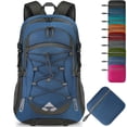 thumbnail image 1 of Mochila de senderismo IGOLUMON impermeable y ligera azul marino 40L, 1 of 8