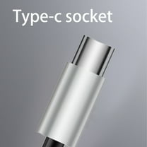 COM1950s Metal In-Ear Flat Port Headphones Type-C Plug Heavy Bass