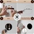 thumbnail image 3 of Morvat 5" Round Spring Access Panel for Drywall & Ceiling, 2 Pack, 3 of 7