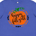 thumbnail image 4 of Inktastic Happy Fall Y'all Pumpkin Youth T-Shirt, 4 of 5