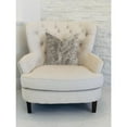 thumbnail image 2 of Plutus 20" x 20" Garden Breeze Luxury Throw Pillow in Gray and Beige Colors, 2 of 3