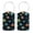 Multi1, variant on RATGON 2 Pack Luggage tag PU Leather with Stainless Steel Loop Alien Planet Travel Trip