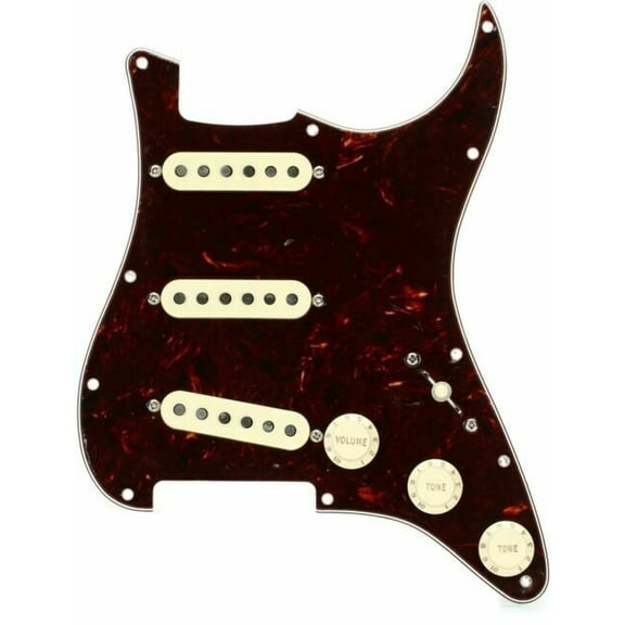 Fender Pre-Wired Stratocaster Pickguard Tex Mex Tortoise Shell