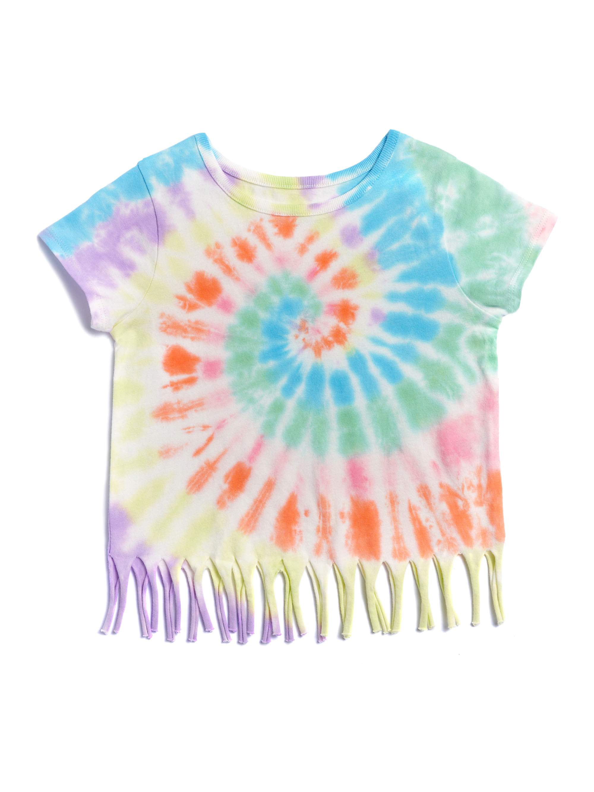uni- sex tiedye long sleeve top tiedye ethical fashion little bird light weight cotton tee multi coloured t-shirt recycled cotton