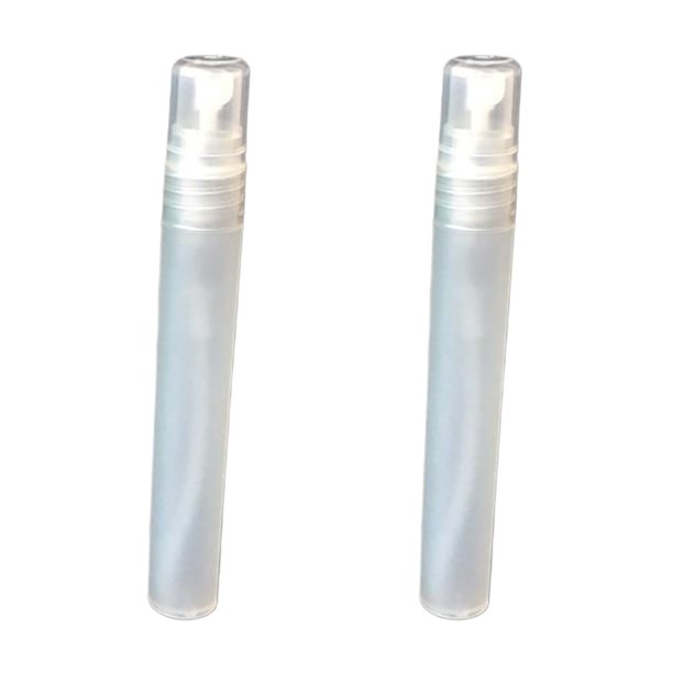 Guardurnaity Botellas de perfume portátiles con atomizador, fáciles de transportar, compactas y delgadas. Cuentagotas de vidrio y botellas Transparente