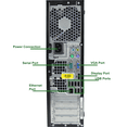 thumbnail image 3 of Restored HP Elite SFF Desktop Computer PC, Intel Core i7 3.4GHZ Processor, 8GB Ram, 128GB M.2 SSD + 500GB Hard Drive, WiFi & Bluetooth, BTO Wireless keyboard Mouse, 22 Inch FHD LED Monitor, Win 10 ( (Refurbished), 3 of 8