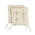 thumbnail image 2 of Sorra Home Natural Tufted Chair Cushion Square Back 16 x 16 x 3 (Set of 2), 2 of 3