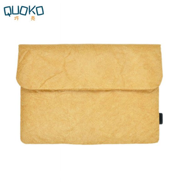 Vintage Old Style 13/14/15/16 Inch Laptop Bag Cover,Tyvek Fiber Paper Sleeve Case For MacBook Huawe MateBook HP Lenvov Brown 13 inches