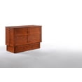 thumbnail image 2 of Night and Day Furniture Clover Murphy Cabinet Bed w/Mattress in Cherry, 2 of 7