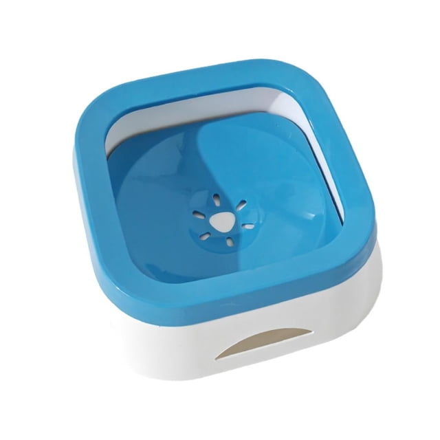 Cuenco de agua para perros, antigoteo, comedero lento, cuenco para perros, dispensador de agua antideslizante para mascotas` O2F2