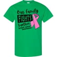 thumbnail image 3 of Inktastic Our Family Fights Together Breast Cancer Awareness T-Shirt, 3 of 5