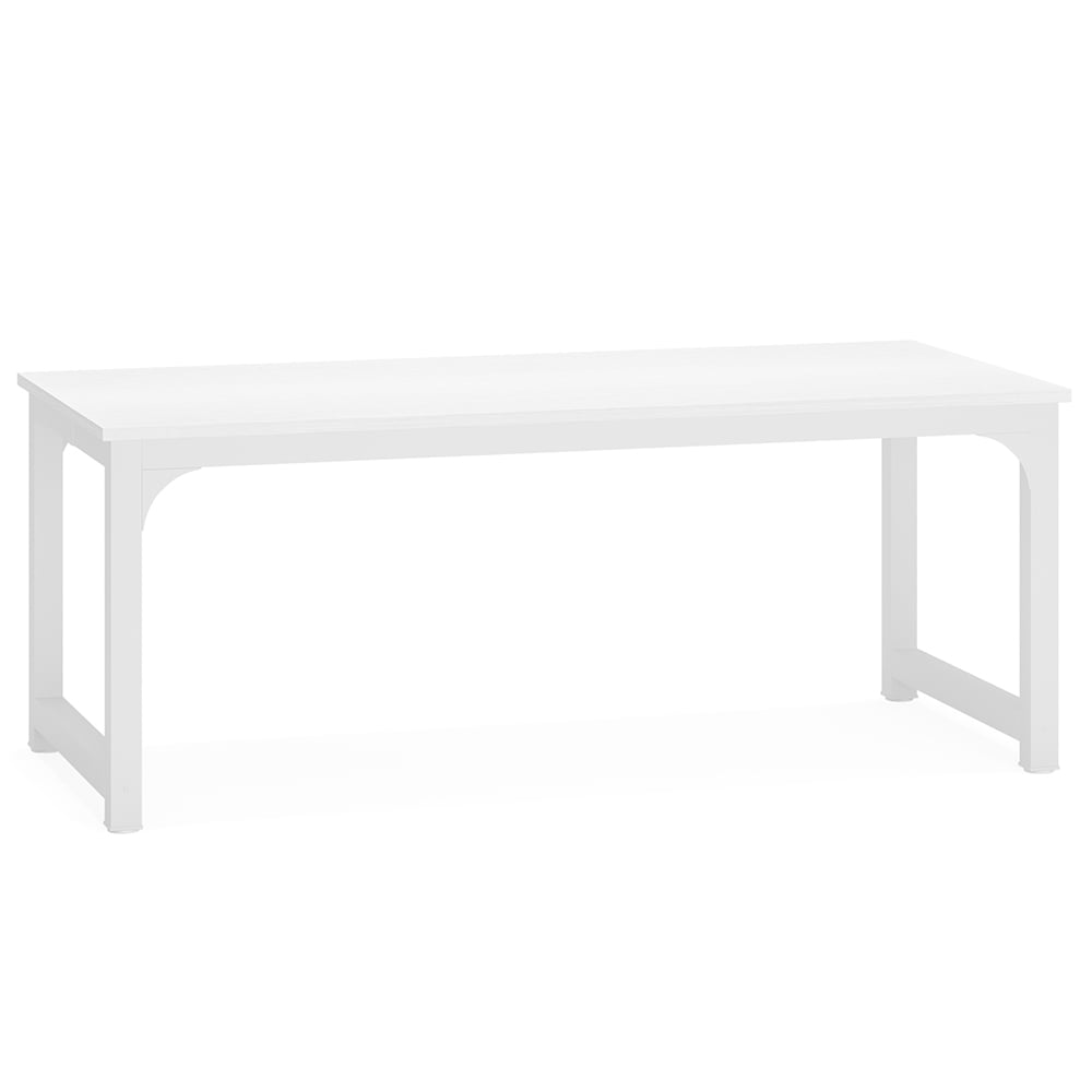 Spaco Executive Desk, Stylish Design, 70.86x31.49x29.52", E1-Rate Composite Material