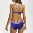 thumbnail image 4 of JAKANYQ Maillots de Bain Tankini Contrôle Fluide avec une Pièce Haut Deux Pièces Tankinis Rétro Charmant, L, 4 of 6