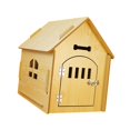 thumbnail image 1 of Casa de Madera para Mascotas Salvador Refugio para Perros y Gatos 55cmx79.5cmx74cm, 1 of 10