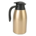 thumbnail image 4 of Carafe à Café Isotherme en Acier Inoxydable de 2 Litres, Rétention de Chaleur de 24 Heures pour une Utilisation Quotidienne dans les Cafés, Fêtes, Réunions, Portable et en Acier Inoxydable 304 avec Couvercle Étanche, 4 of 7