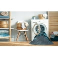 thumbnail image 2 of Ahgly Company Machine Washable Indoor Rectangle Transitional Dark Blue Grey Blue Area Rugs, 7' x 10', 2 of 7