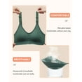 thumbnail image 6 of SYNPOS Women Seamless Nursing Bra, 3D Stereo Massage Promotes Breastmilk Production, with Extension Clasp and Laundry Bag, 6 of 8
