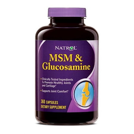 Natrol MSM & Glucosamine Capsules, 360 Ct