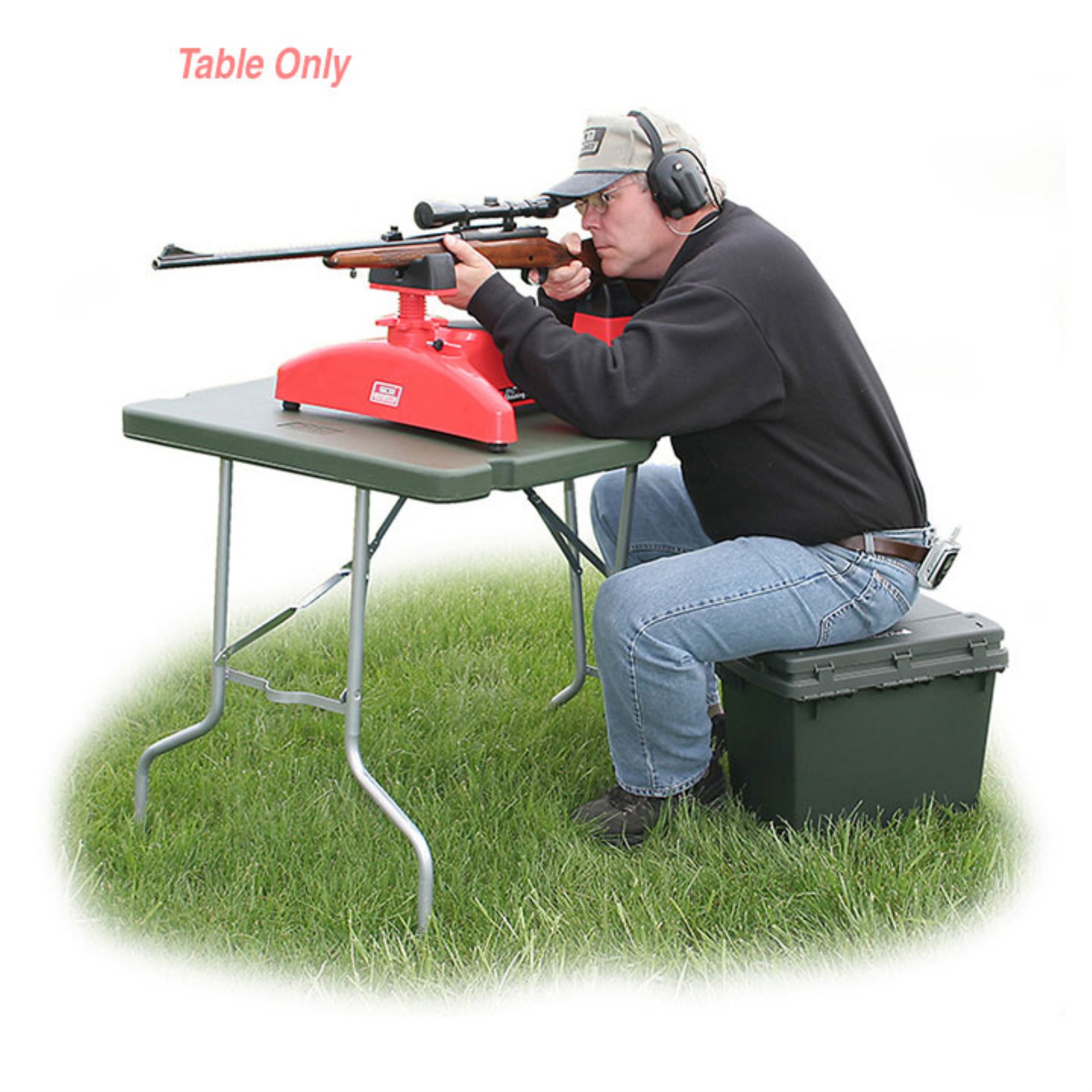 Free Shipping! Mtm Predator Shooting Table - Portable Benchrest Green 