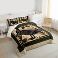 thumbnail image 3 of Feelyou Cartoon Duck Kids Twin Comforter Sets, Vintage Western Cabin Bedding Set, 2pcs, 3 of 8