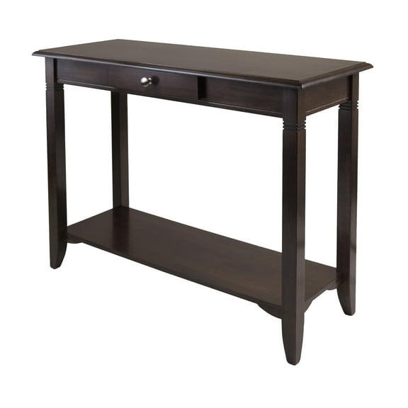 Winsome Wood Nolan Console, Hall Table, Cappuccino Finish