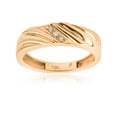 thumbnail image 2 of 1/3ct Diamond Engagement Trio Wedding Band Set 14K Yellow Gold, 2 of 4