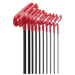 T-handle Hex Set 10 Piece Eklind 53610 10-Piece Standard T-Handle Hex Key Set 3/32