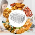 thumbnail image 5 of XKHBDL Square Air Fryer Rack, Stackable Multi-Layer Stainless Steel Dehydrator Rack, Square Air Fryer Accessories, Square Air Fryer Accessories Instant Air Fryer, 5 of 9