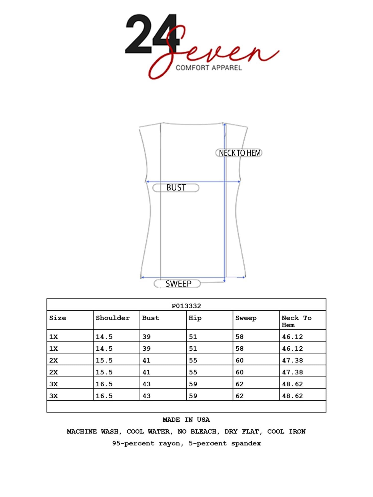 24/7 Comfort Apparel Women's Plus Size Long Sleeveless Cardigan Vest