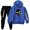 Blue, variant on Kids Boys Girls Ninja Kidzs Cartoon Graphics Printed Costume Casual Sport Sweatsuits Hoodies Sweatshirt&Sweatpants 2Piece Hooded Tracksuit Long Sleeve Pullover Hoody Outfit Set Jogging Clothes 4-13