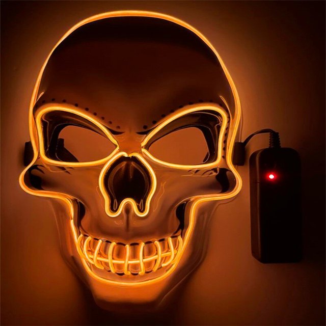 Máscara de látex para Halloween, máscara de Calavera, decoración de terror, máscara de calavera de cabeza completa, casco de mandíbula móvil, regalos, máscara de disfraz de fiesta Fivean unisex