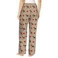 thumbnail image 3 of Xecao German Shepherd Dog Women's Straight Lounge Pajama Pants: The Epitome of Relaxed Sleepwear, 3 of 9