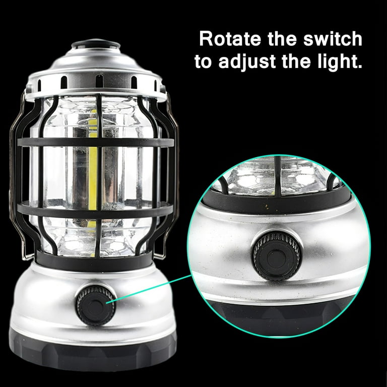 LED Camping Lantern Retro Light For Dewalt 20V Li-ion Battery