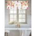 thumbnail image 6 of Maple Leaf Valances for Windows Fall Fallen Leaves Branch Autumn Plant Kitchen Valance Curtain Rod Pocket Small Curtains for Cafe Bathroom Laundry Basement 60" x 18", 6 of 8