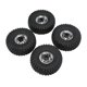thumbnail image 5 of Neumáticos de grava de 1,9 pulgadas con cubo de 10 orificios, patrón irregular para coches RC SCX10 1/10, juego de 4 plateados, 5 of 8