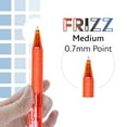 thumbnail image 4 of BAZIC Frizz Retractable Erasable Gel Pens, 0.7mm Medium Point, Assorted Colors Inks, Comfort Grip, 1-Pack, 4 of 7