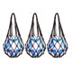thumbnail image 1 of KAKOWELY Bolsa de 3 unidades para voleibol, baloncesto, fútbol, fútbol americano, malla de almacenamiento para pelotas individuales (negro), 1 of 5
