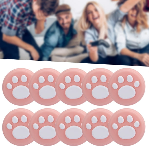 YLSHRF Cat Paw Thumb Grips Cover Cat Paw Pattern High‑quality Silicone  Material Small Size Thumb Grip Silicone Switch Lite For Switch 