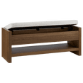 thumbnail image 4 of Bouclair Banc en Tissu Noyer et Bois, 4 of 8